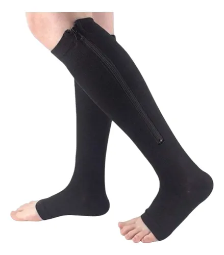 Medias De Compresión Anti Varices Zip Sox Unisex Cierre