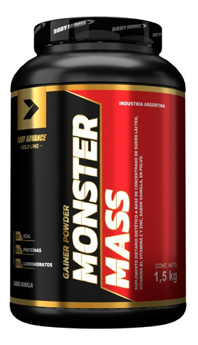 Imagen 3 de 7 de Whey Protein Body Advance + Monster Mass 1,5 Kg