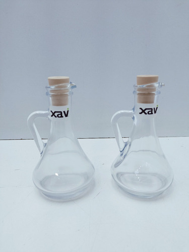 Imagen 2 de 8 de 2 Jarra Vinagrera O Aceitera Vidrio Pasabahce X. 6282 Xavi