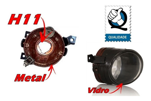 Imagem 8 de 10 de Kit Farol Milha Neblina + 2 Super Led Amarok 2010 2012 2013