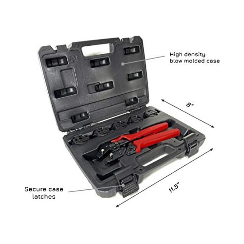 Kit De Herramientas De Engarce Rápido Coaxial De Rf Er...
