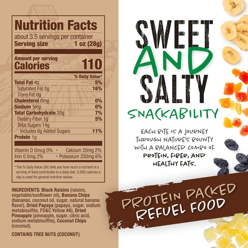 Natural Cravings Trail Mix Snack Packs - 4 Sabores - Mezcla