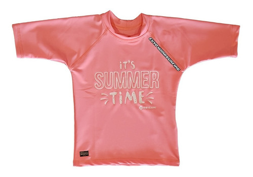 Imagen 2 de 3 de Remera Lycra Niño Protección Uv Upf +50 Playa Summer Origami