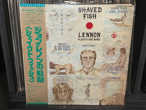 Lennon And Plastic Ono Band - Saved Fish Lp Japones Obi