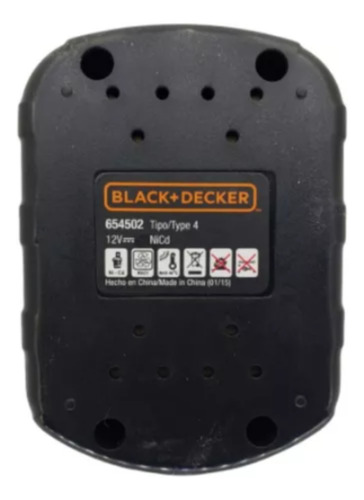 Bateria Black + Decker Taladro Inalambrico Cd121-ar Tipo 4