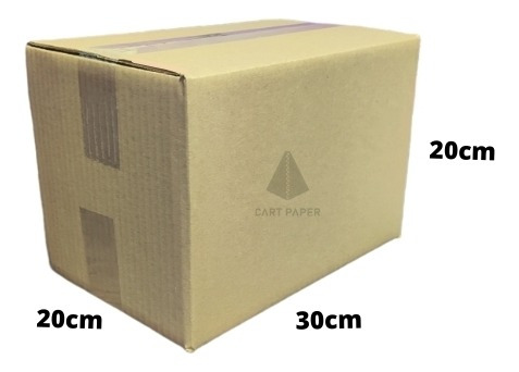 Imagen 1 de 3 de Cajas De Cartón 30x20x20 / Pack 25 Cajas / Cart Paper