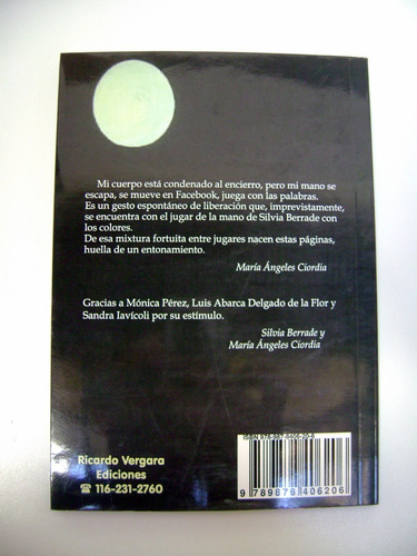 Entre Poemas Y Pinturas Ciordia Berrade Vergara Edic Boedo (Usado)