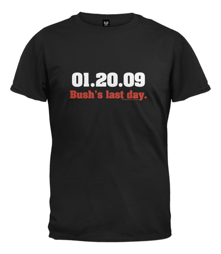 Camiseta Del Último Día De Bush - X-large