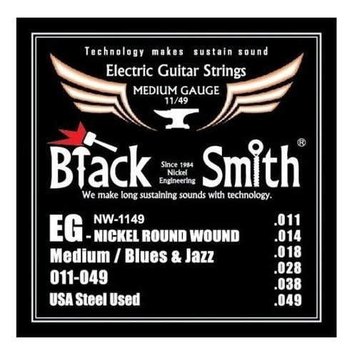 Encordado Electrica Blacksmith 011-49