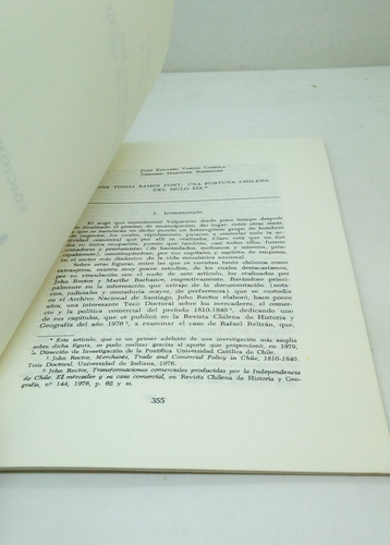 Jose Tomas Ramos Font. Una Fortuna Chilena Del Siglo Xix (Usado)