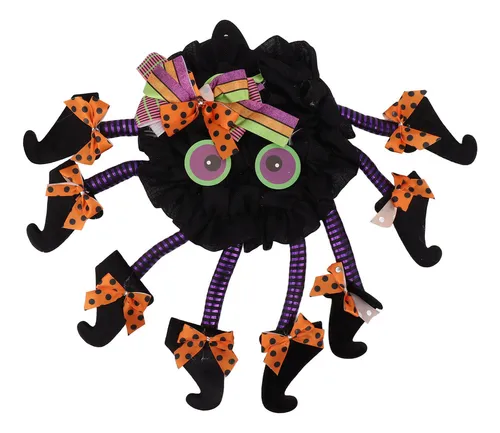 Coronas De Halloween YUEMING - 2 Guirnaldas De Bruja Para Puerta, Decoración Terrorífica