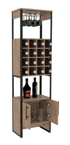 Rack Tv60 + Bar Magnum - Miel