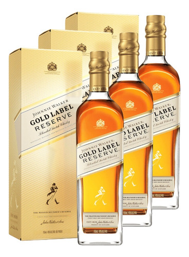 Whisky Johnnie Walker Gold Label 750 Ml Pack 6