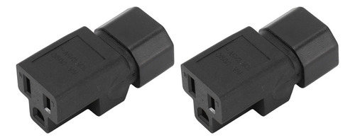 Adaptador De Corriente Iec320 C14 Macho A Nema 5 15r Hembra