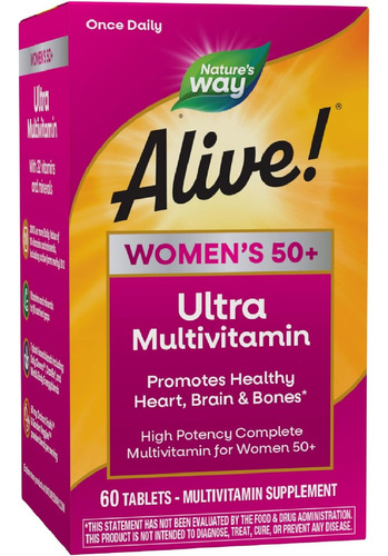 Vitaminas Mujeres 50+ Ultra Potencia Nature's Way Alive