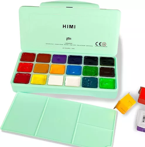 Himi Gouache Set De 18 Colores 30 Cm Original Pintura