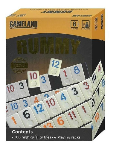 Rummy - Instructivo En Español Juego De Mesa