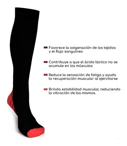 Imagen 2 de 7 de 1 Par De Medias De Compresión De Venas Varicosas Circulaci¿