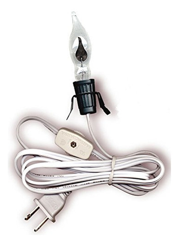 National Artcraft® Cable De Lampara De Repuesto Con Clip Con