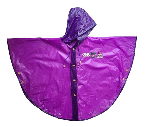 Imagen 1 de 2 de Capa De Lluvia Piloto Infantil Minnie Talle 6 Original Km868