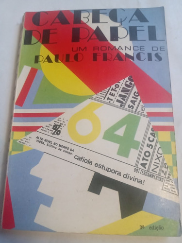Libro En Portugués Cabeça De Papel Paulo Francis