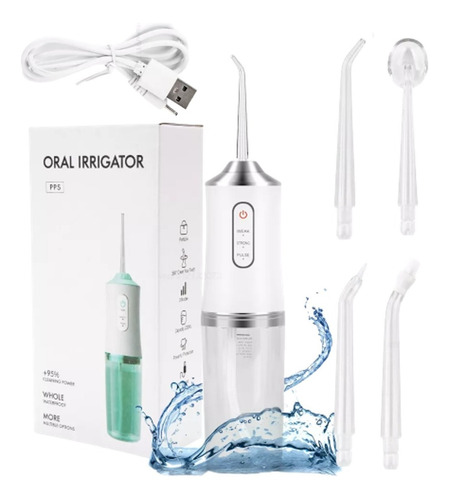 Imagen 8 de 10 de Irrigador Limpiador Dental Oral Bucal Y Brackets Uso Diario