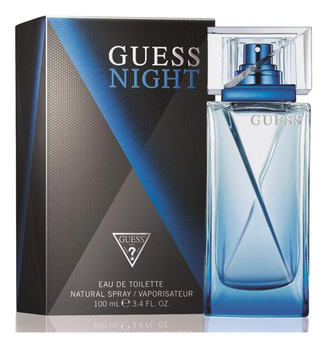 Perfume Guess Night 100ml. Para Caballeros Original