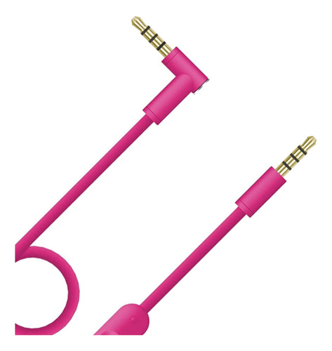 3 Pausa De Reproducción De Cable De Extensión De Rosado