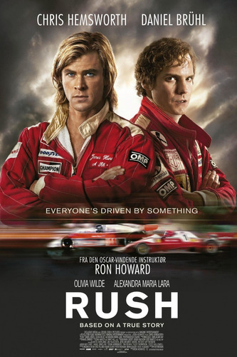 Poster Lona Vinilica - Rush (2013)