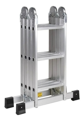 Imagen 1 de 2 de Escalera de aluminio multipropósito Garden Life TE1600 plateado