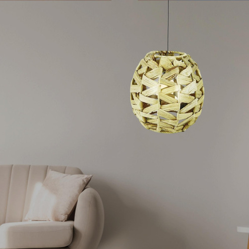 Lámpara Tejida De Estilo Retro, Cubierta De Luz De Techo,