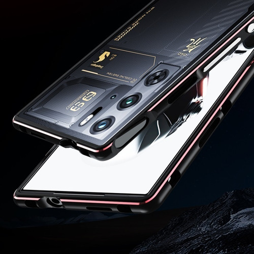 Funda Con Borde Metálico Y Temática Aurora For Zte Nubia