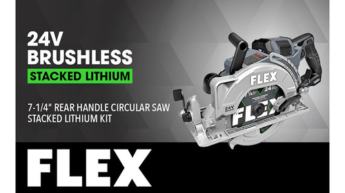Sierra Flexvolt 7-1/4 Mango Trasero Dewalt Fx2141r-1j // Therma-tech 24v