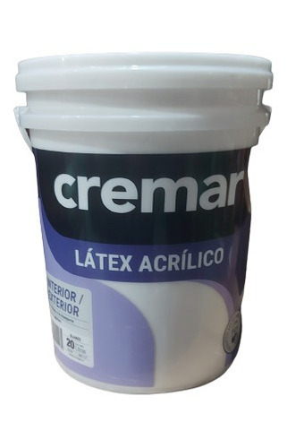 Latex Cremar Interior Blanco 20 Litros Sinteplast