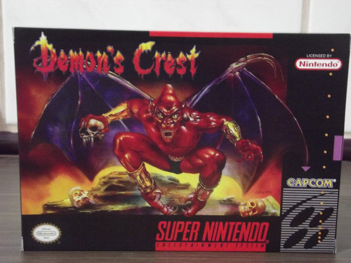 Demon's Crest Repro Original Na Caixa Snes