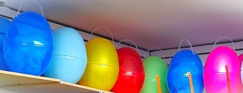 Huevo Sorpresa Gigante Regalo Rellenablede Plástico 4 Pz