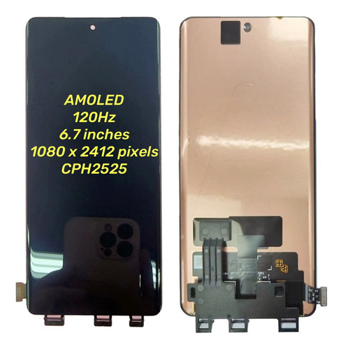 Pm Compatible Pantalla Táctil Amoled Para Oppo Reno10 Pro