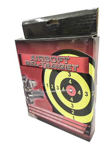 Imagen 5 de 10 de Tiro Al Blanco Silicona Gel Balines Airsoft