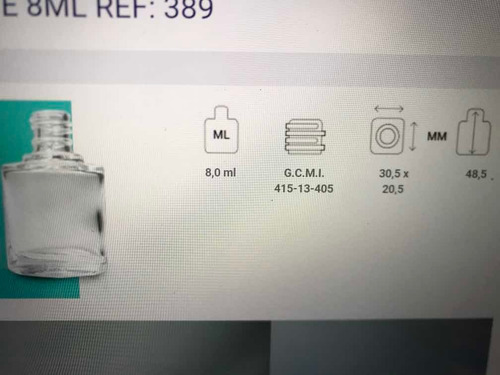 Imagem 4 de 4 de Frasco Oval De Vidro Para Esmalte 8ml Com Tampa 100 Peças