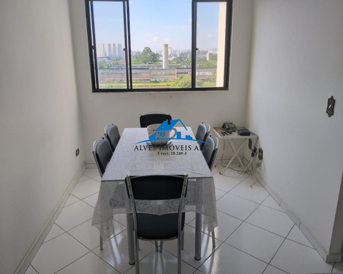 Imagem 26 de 30 de Apartamento No Último Andar Com 60m² De Área Útil. Contém 2 Quartos, Sala Com 2 Ambientes, Cozinha Com Armários, 1 Banheiro Com Box De Vidro, Área De - Ap01566 - 69507110