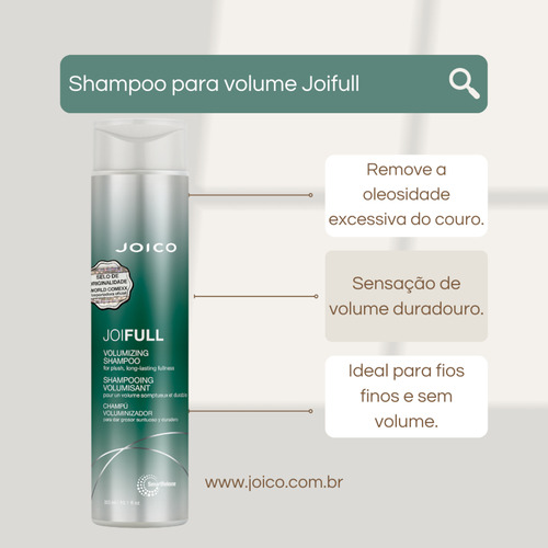 Kit Joico Para Cabelos Com Raízes Oleosas Pontas Muito Secas