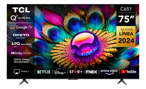 Tcl 75  Qled 4k 75c651 Smart Tv