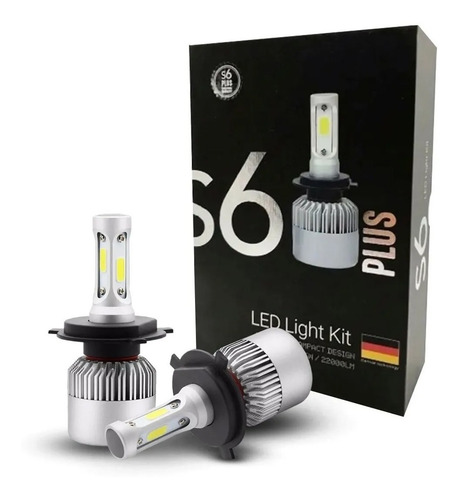 Imagen 1 de 8 de Kit Led Cree S6 Plus 44000 Lumens H4 H1 H7 H11