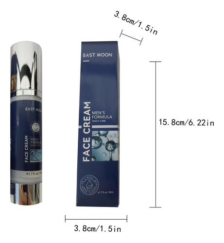 Crema Facial U Mens 6 En 1, Hidratante Facial Para Hombre, L