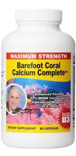 Descalzo Coral Calcio Completo 1500mg, 90 Cápsulas- Coral C