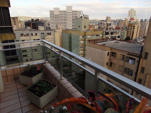 Imagem 22 de 24 de Vendo Cobertura Duplex De Dois Dormitórios, Com Garagem, Centro De Porto Alegre - Co0450