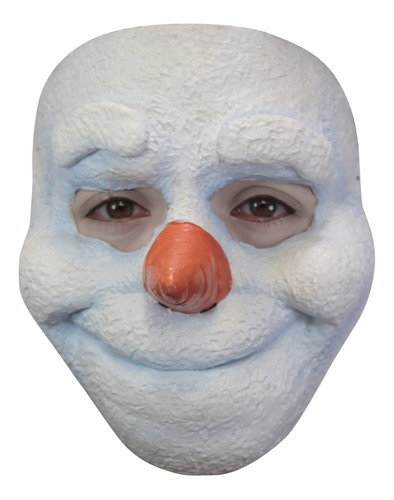 Máscara De Muñeco De Nieve Snowman Disfraz Navidad