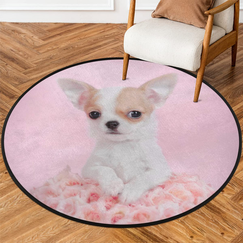 Alfombra Antideslizante Para Cachorros, Diseno De Chihuahua