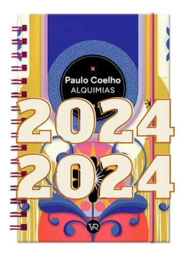 Agenda Paulo Coelho 2023 Renaceres Diaria Espiral 13,5x20cm