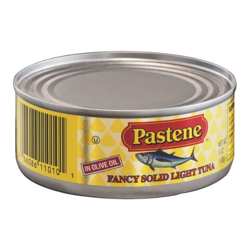 Pastene Fancy Solid Luz Atún 5-ounce  Pack De 6